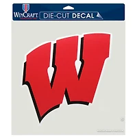 Autocollant de voiture couleur WinCraft Wisconsin Badgers 8" x 8"