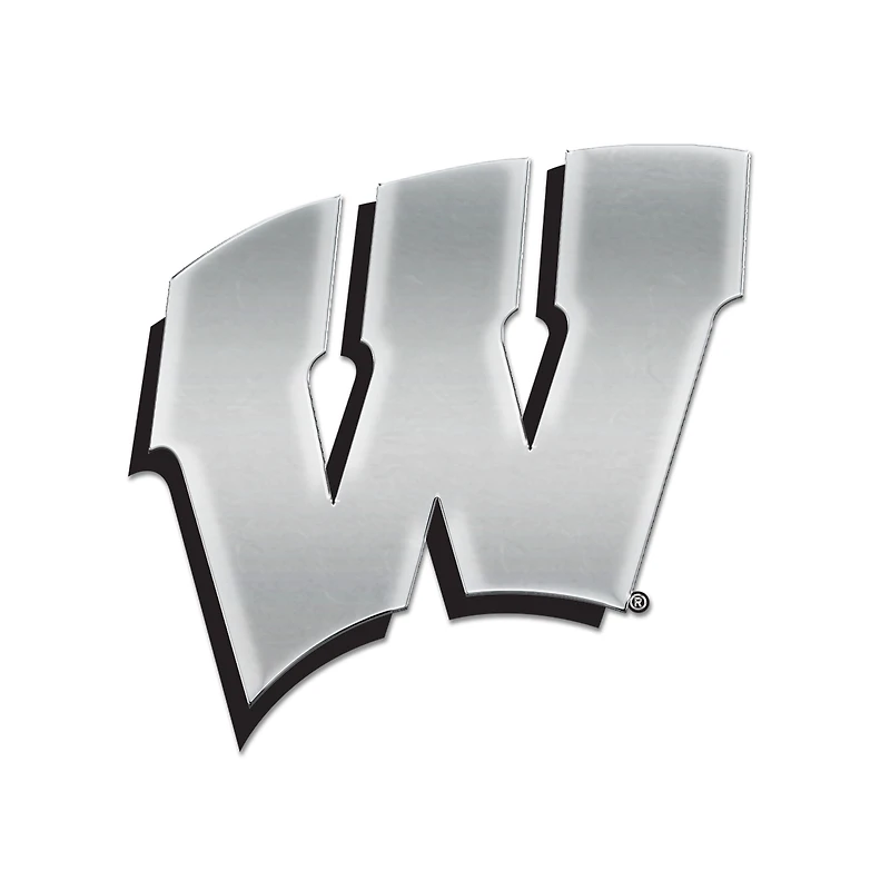WinCraft Wisconsin Badgers Chrome Auto Emblem