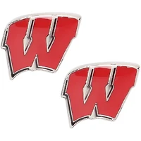 Boucles d'oreilles WinCraft avec logo des Wisconsin Badgers
