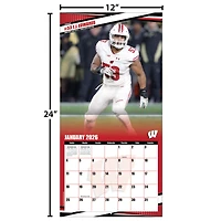 Wisconsin Badgers 12” x 12” 2026 Team Wall Calendar