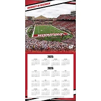 Wisconsin Badgers 12” x 12” 2026 Team Wall Calendar