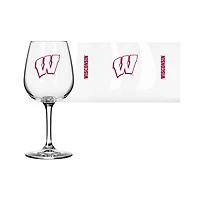 Wisconsin Badgers 12oz. Gameday Stemmed Wine Glass