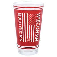 Blaireaux du Wisconsin 16oz. Verre à pinte d’appréciation militaire OHT