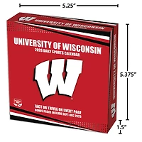 Wisconsin Badgers 2026 Box Calendar