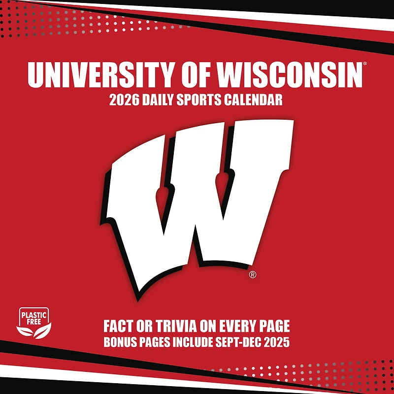 Wisconsin Badgers 2026 Box Calendar