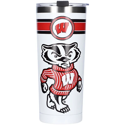 Gobelet classique en acier inoxydable 24 oz des Wisconsin Badgers