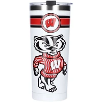 Gobelet classique en acier inoxydable 24 oz des Wisconsin Badgers