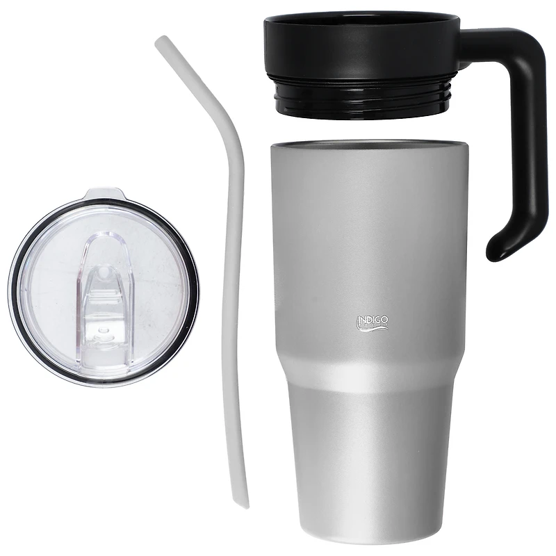 Wisconsin Badgers 36oz. Logo Combo Stainless Steel Tumbler
