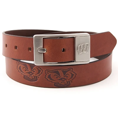 Wisconsin Badgers Brandish Leather Belt