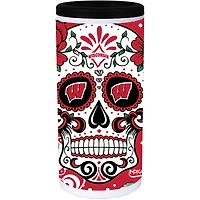 Wisconsin Badgers Dia Stainless Steel 12oz. Slim Can Cooler