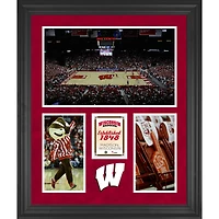 Wisconsin Badgers Framed 20" x 24" Kohl Center 3-Opening Collage
