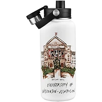 Bouteille d'eau aquarelle Laura Wilcox des Wisconsin Badgers (96 cl)