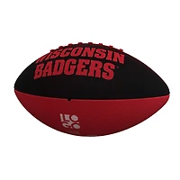 Ballon de football junior avec logo Pinwheel des Badgers du Wisconsin