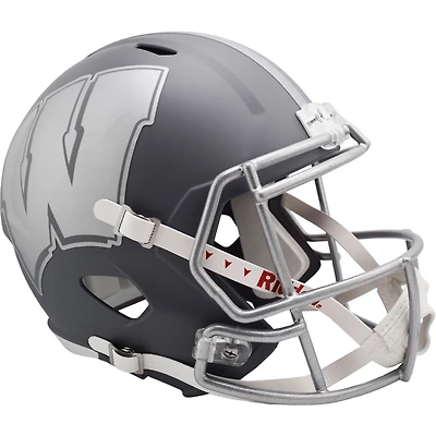 Casque réplique de vitesse alternative Slate 2024 Riddell des Wisconsin Badgers