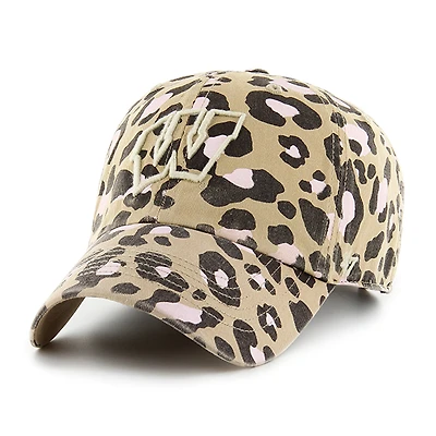 Casquette réglable '47 Kaki Wisconsin Badgers Bagheera Clean Up pour femme