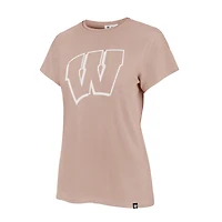 Women's '47  Pink Wisconsin Badgers Premier Frankie T-Shirt