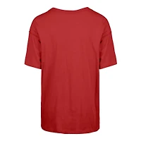 Women's '47  Red Wisconsin Badgers Muse Sadie T-Shirt