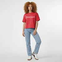 T-shirt à domicile des Wisconsin Badgers rouges, championnes féminines