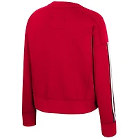 Sweat-shirt rouge Colosseum pour femme, motif lune de miel, Wisconsin Badgers