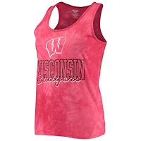 Women's Concepts Sport Red Wisconsin Badgers Billboard Tie-Dye Tank Top & Shorts Set