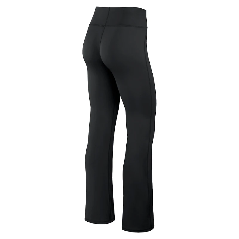 Women's Fanatics Black Wisconsin Badgers Training Camp Maxed Out Flare Leggings