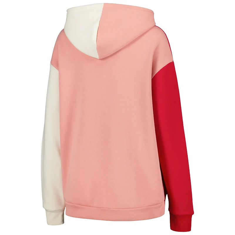 Sweat à capuche Gameday Couture rouge Wisconsin Badgers Hall of Fame pour femme