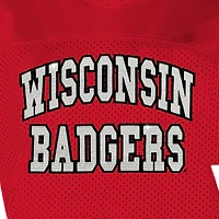 Women's Gameday Couture Red Wisconsin Badgers Until Kickoff Rhinestone Fashion T-Shirt