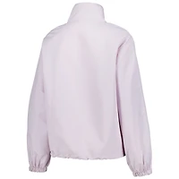 Veste de pluie Tech Parker à quart zip Lusso Purple Wisconsin Badgers pour femmes
