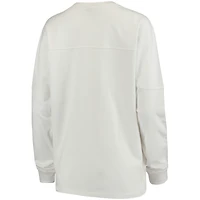 Women's Pressbox Wisconsin Badgers Edith Long Sleeve Oversized Top
