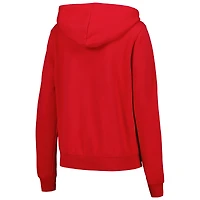 Women's Stadium Athletic Cardinal Wisconsin Badgers Big Logo Pullover Hoodie