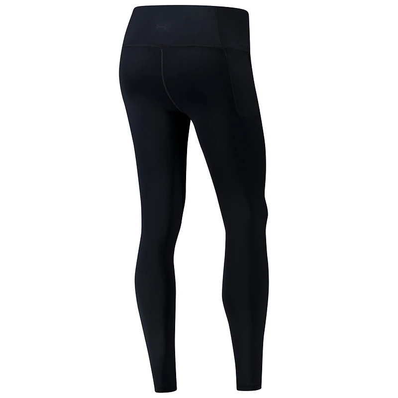 Legging de performance Meridian Luxe pour femme Under Armour, noir, Wisconsin Badgers