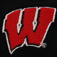 Women's ZooZatz Black Wisconsin Badgers Fleece Leggings