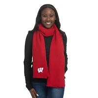 Écharpe en tricot tendance pour femme ZooZatz Wisconsin Badgers