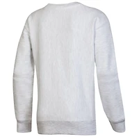 Youth Champion Heather Gray Wisconsin Badgers Reverse Weave Pullover Sweatshirt