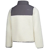 Youth Garb Charcoal Wisconsin Badgers Teddy Sherpa Jacket