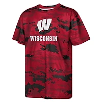 T-shirt sublimé pour jeunes Wisconsin Badgers Scrimmage