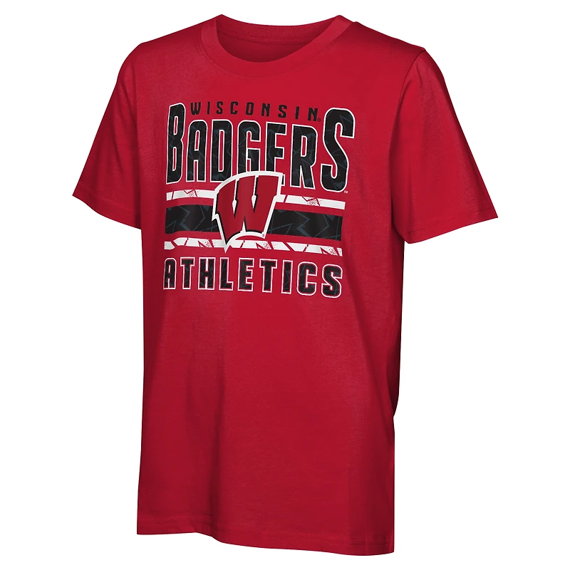 Ensemble de t-shirts the Mix pour jeunes Wisconsin Badgers