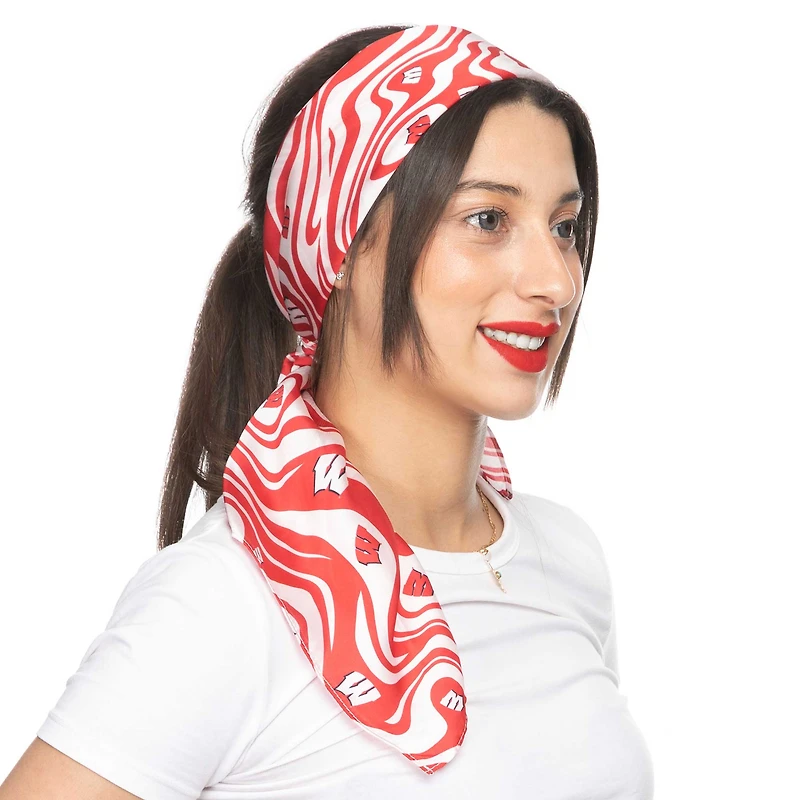 Foulard pour cheveux ZooZatz Wisconsin Badgers