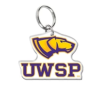 WinCraft Wisconsin-Stevens Point Pointers Premium Acrylic Team Key Ring