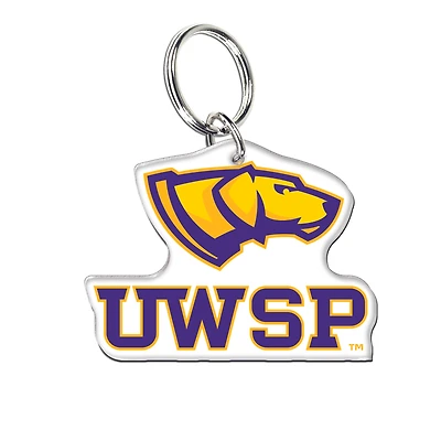 WinCraft Wisconsin-Stevens Point Pointers Premium Acrylic Team Key Ring