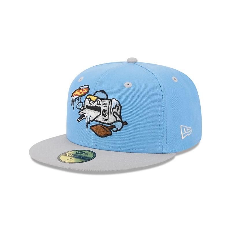 Casquette ajustée 59FIFTY bleu clair Wisconsin Timber Rattlers Theme Nights de New Era pour homme