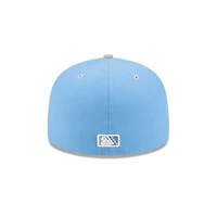 Casquette ajustée 59FIFTY bleu clair Wisconsin Timber Rattlers Theme Nights de New Era pour homme