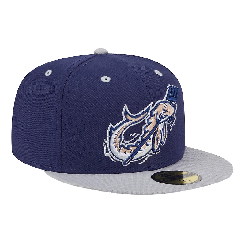 Casquette ajustée 59FIFTY bleu marine Wisconsin Timber Rattlers Theme Nights de New Era pour homme
