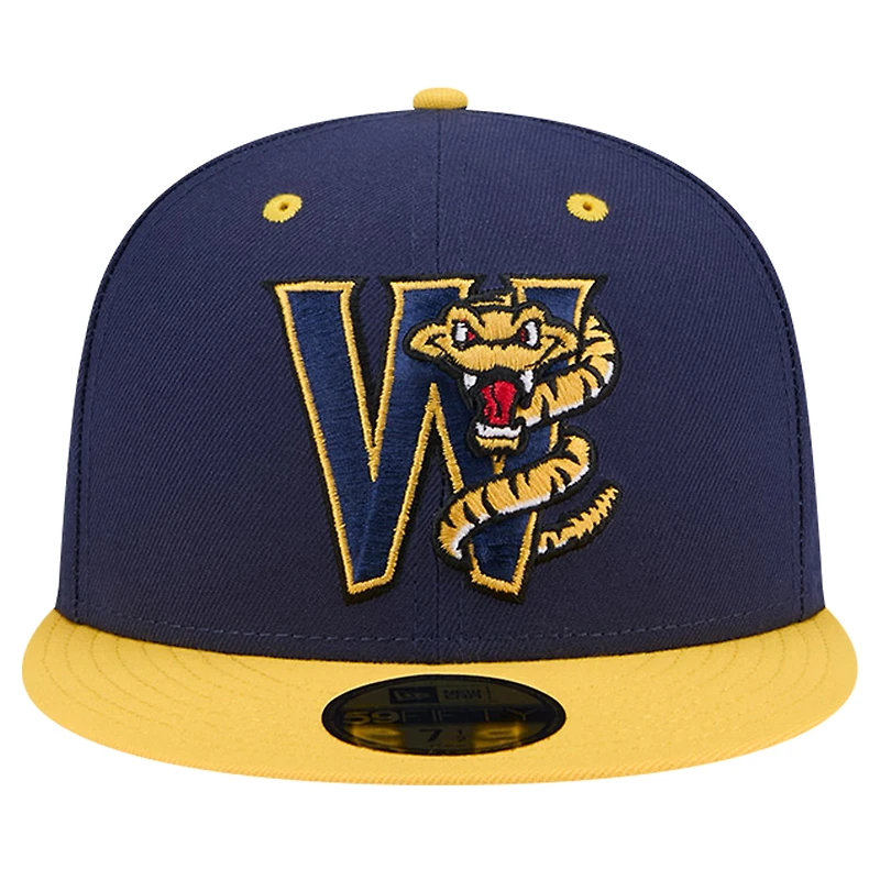 Casquette ajustée 59FIFTY New Era pour hommes, Wisconsin Timber Rattlers Theme Night Brewers Sunday
