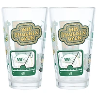  2025 WM Phoenix Open Scatter Print Pint Glass 2-Pack Set