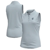 Polo sans manches imprimé Phoenix Open Drive bleu pour jeunes filles Under Armour WM