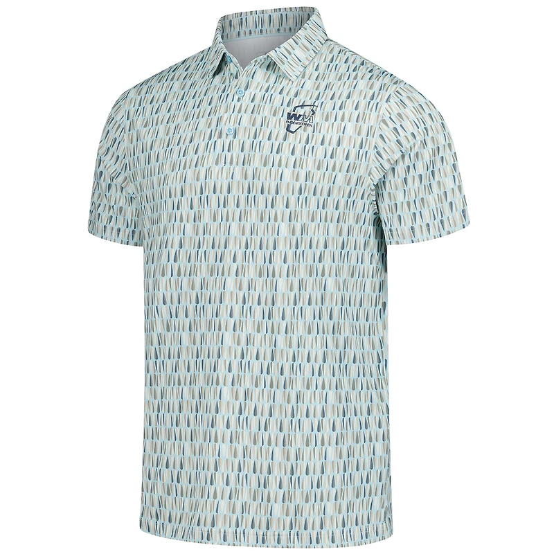 Men's Ahead  Light Blue WM Phoenix Open Taos Polo