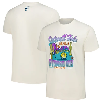 T-shirt pour homme Barstool Golf Cream WM Phoenix Open 16e trou