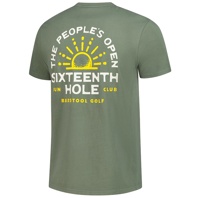 T-shirt pour homme Barstool Golf Green WM Phoenix Open Seizième trou