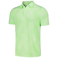 Polo adidas Neon Green WM Phoenix Open Ultimate365 Allover Print pour hommes